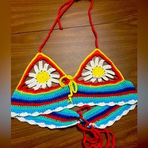 Festival crochet halter